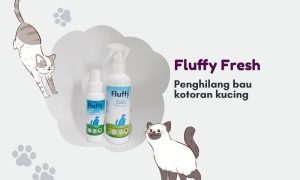 fluffy fresh penghilang bau kotoran kucing