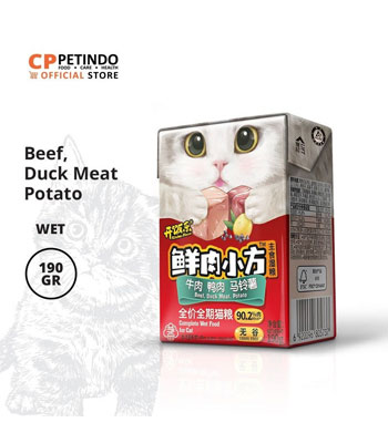 makanan kucing kitchen flavor wet beef